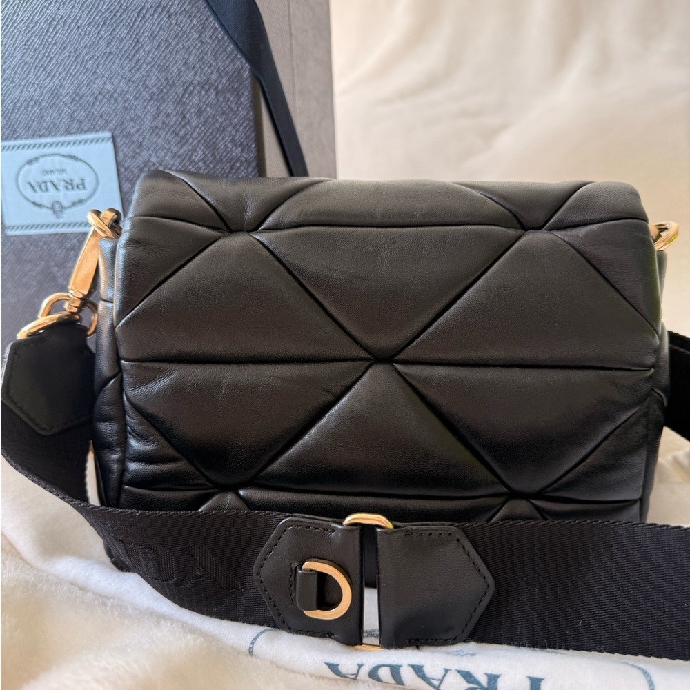 Prada System Nappa Leather Patchwork Bag - image 4